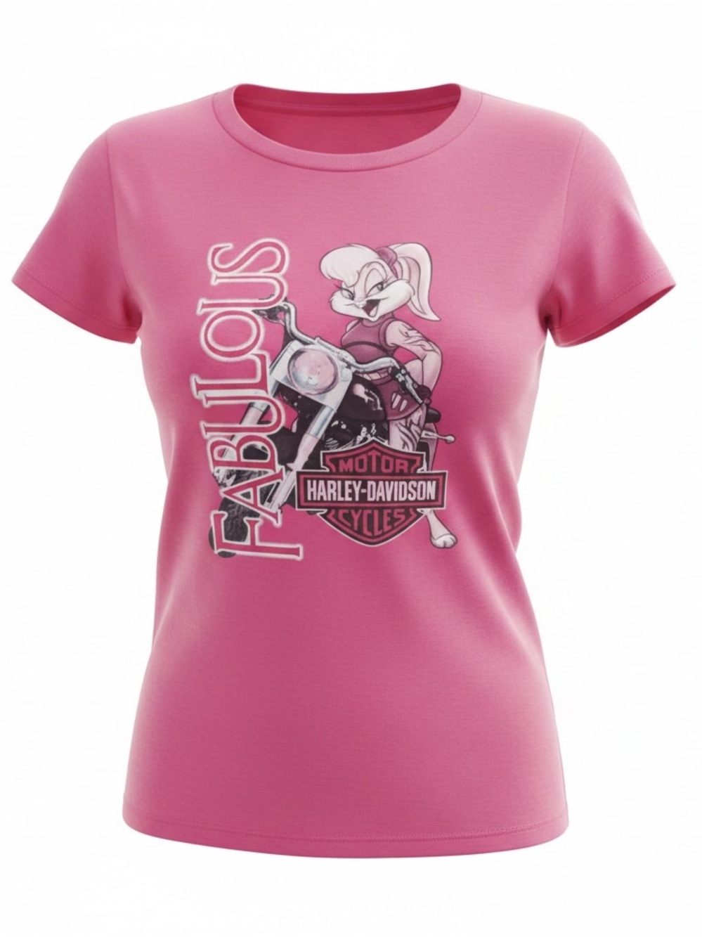 Harley-Davidson Lola Bunny Looney Tunes Pink T-Shirt